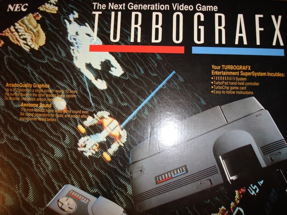 The box art of the European TurboGrafx 16